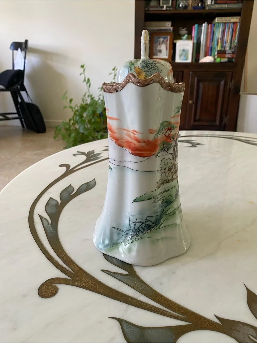 Antique/Vintage Nippon HandPainted Porcelain Lidded Chocolate Pot Nordic Village